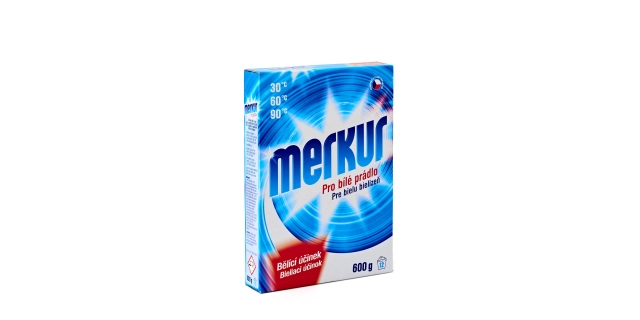 Merkur prací prášek na bílé prádlo 600 g                                                                                                                                                                                                                  
